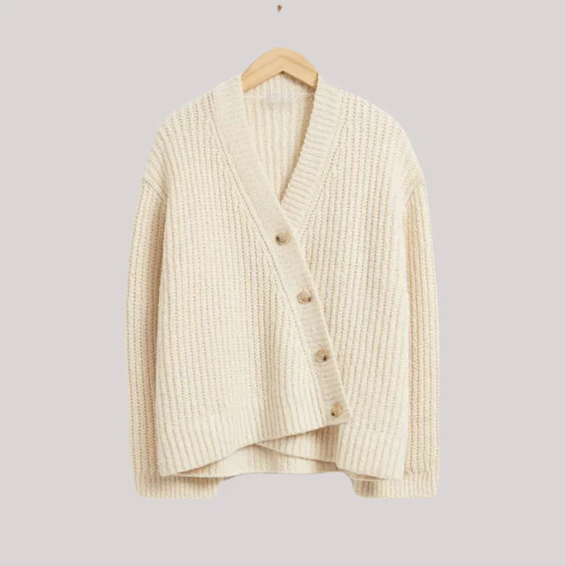 Cardigan à Col V pour Femmes | Idéal pour Mi-Saison et Usage Quotidien