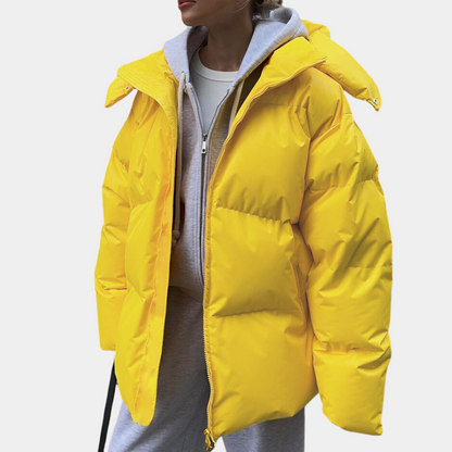 Veste Matelassée À Capuche pour Femme | Idéale pour Saison Froide