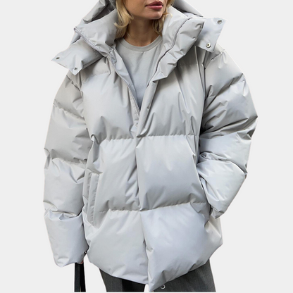 Veste Matelassée À Capuche pour Femme | Idéale pour Saison Froide