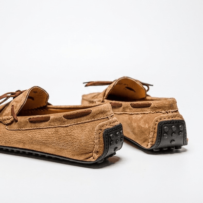 Mocassin à détail noué et bout rond pour homme | Idéal pour l’automne