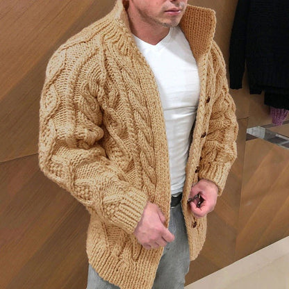 Cardigan à col châle pour hommes