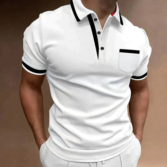 Polo avec Poche Poitrine et Coupe Classique pour Homme | Idéal pour le Quotidien