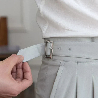 Pantalon avec Boucles Réglables pour Homme | Idéal pour Les Occasions Professionnelles Et Quotidiennes