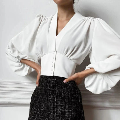 Chemise Ajustée à Manches Longues pour Femme | Idéale pour un Usage Quotidien et Professionnel