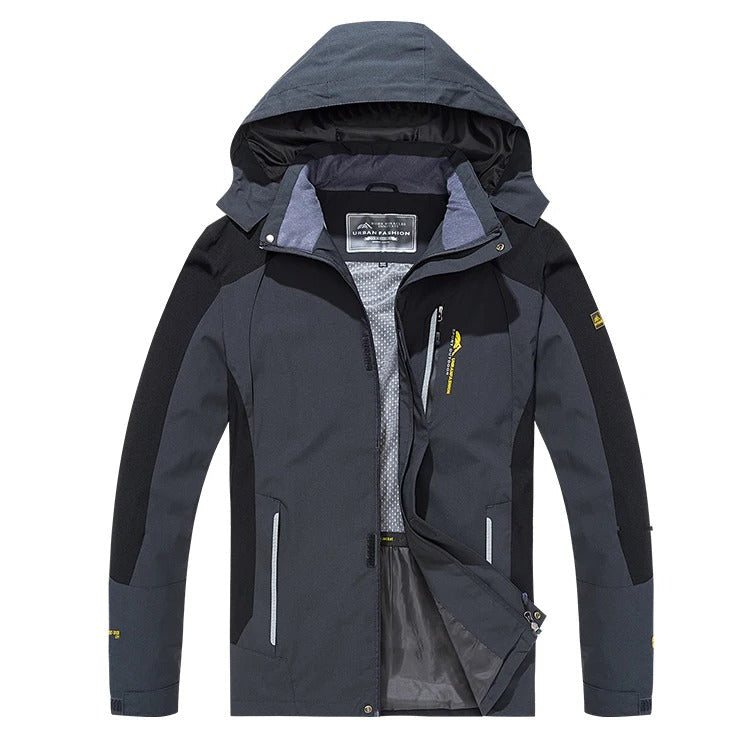 Veste De Randonnée avec Capuche Et Fermeture Zippée pour Homme | Idéal pour Les Activités En Plein Air