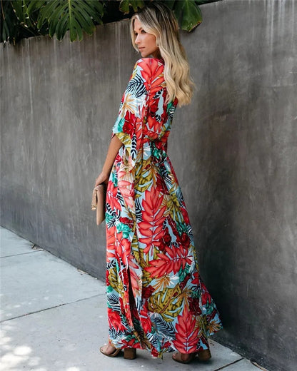 Robe Maxi Style Kimono Avec Coupe Ample Pour Femme | Idéale Pour Le Quotidien Et Les Sorties Décontractées
