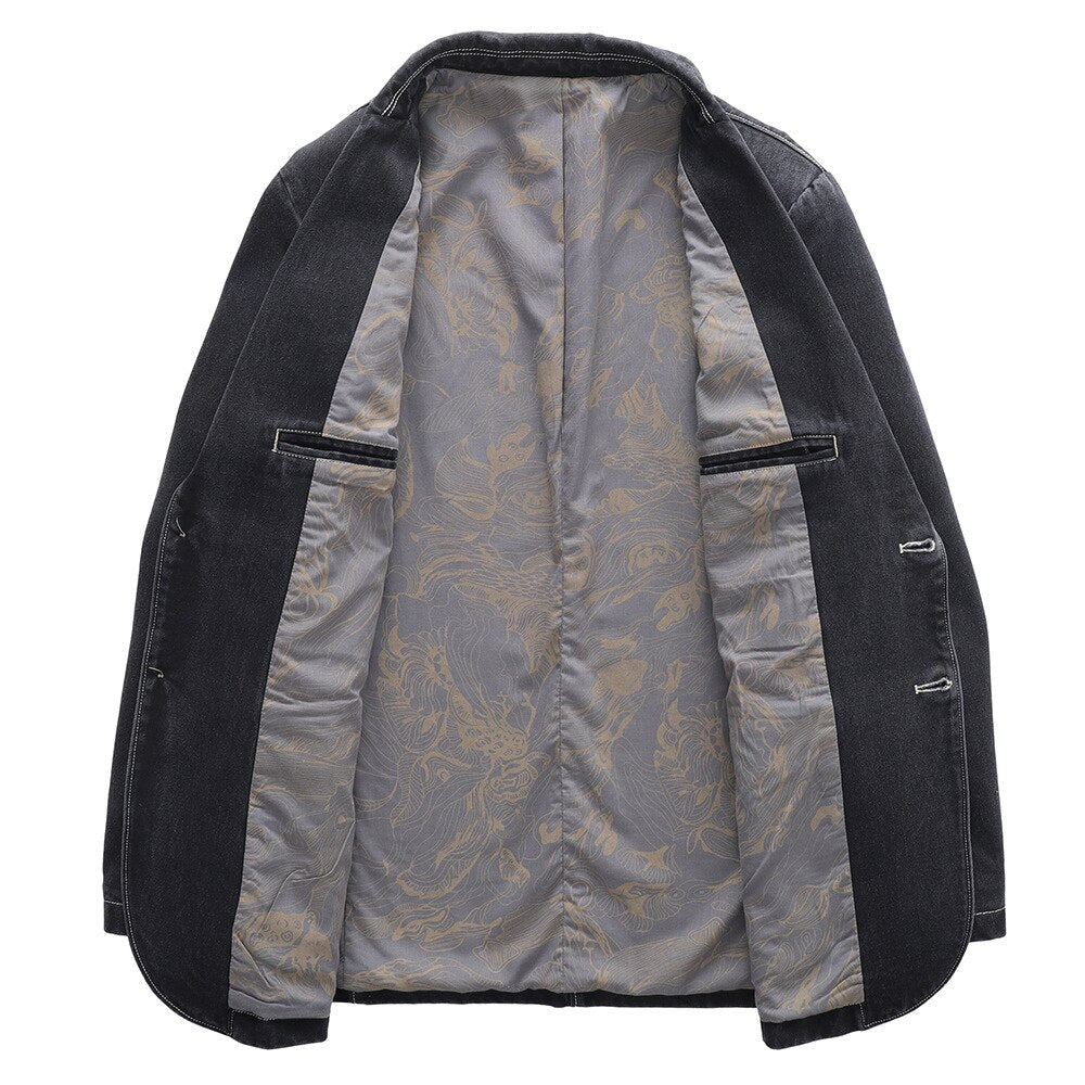 Veste Avec Coupe Structurée Et Poches Fonctionnelles Pour Hommes | Idéal Pour Tenues Business-Casual