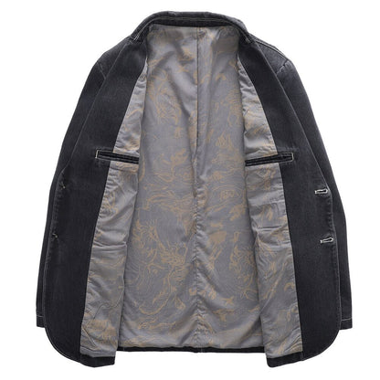 Veste Avec Coupe Structurée Et Poches Fonctionnelles Pour Hommes | Idéal Pour Tenues Business-Casual
