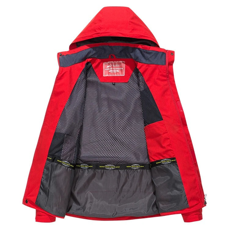 Veste De Randonnée avec Capuche Et Fermeture Zippée pour Homme | Idéal pour Les Activités En Plein Air