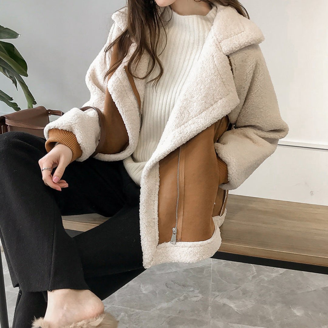 Manteau d’Hiver à Coupe Régulière pour Femme | Idéal par Temps Froid