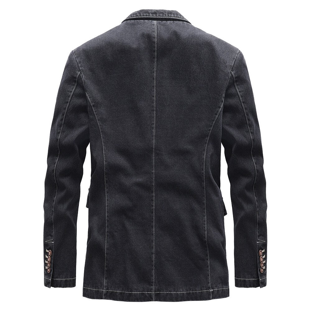 Veste Avec Coupe Structurée Et Poches Fonctionnelles Pour Hommes | Idéal Pour Tenues Business-Casual