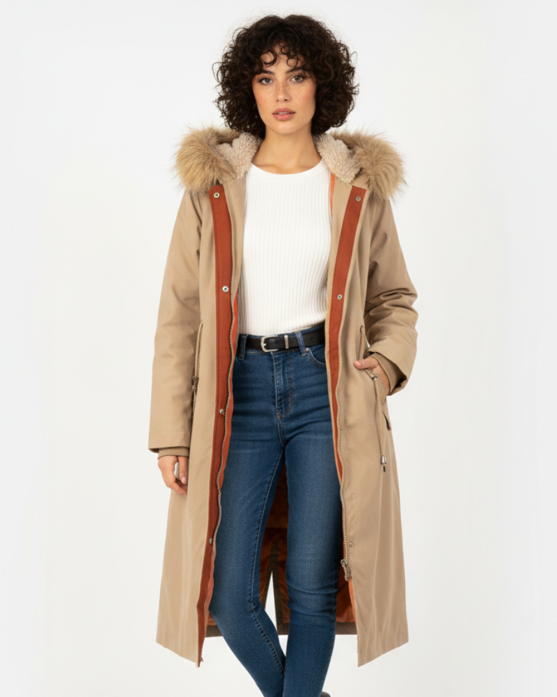 Manteau à capuche pour femmes