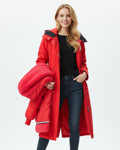 Manteau à capuche pour femmes