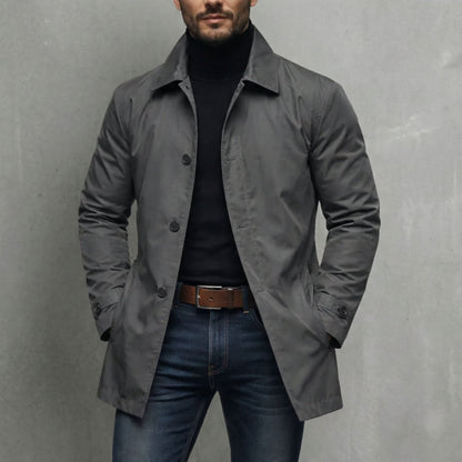 Manteau à col chemise pour hommes