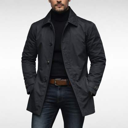 Manteau à col chemise pour hommes