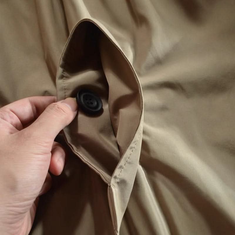 Manteau à col chemise pour hommes