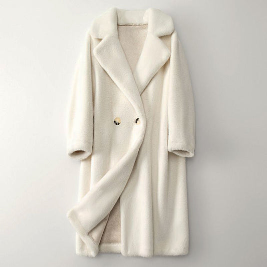 Manteau à col cranté pour femmes
