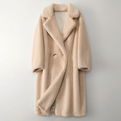 Manteau à col cranté pour femmes