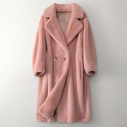 Manteau à col cranté pour femmes