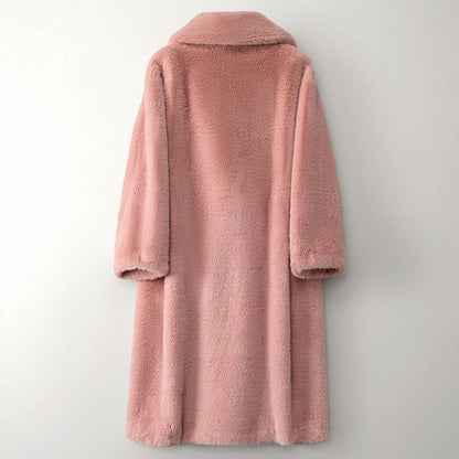 Manteau à col cranté pour femmes