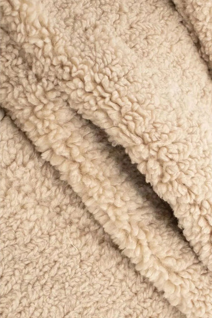 Manteau long à col cranté pour femmes