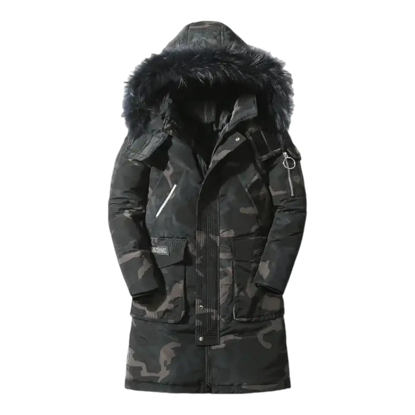 Parka Longue avec Capuche et Poches Fonctionnelles pour Homme | Idéal pour la Saison Hivernale