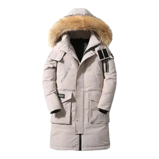 Parka Longue avec Capuche et Poches Fonctionnelles pour Homme | Idéal pour la Saison Hivernale
