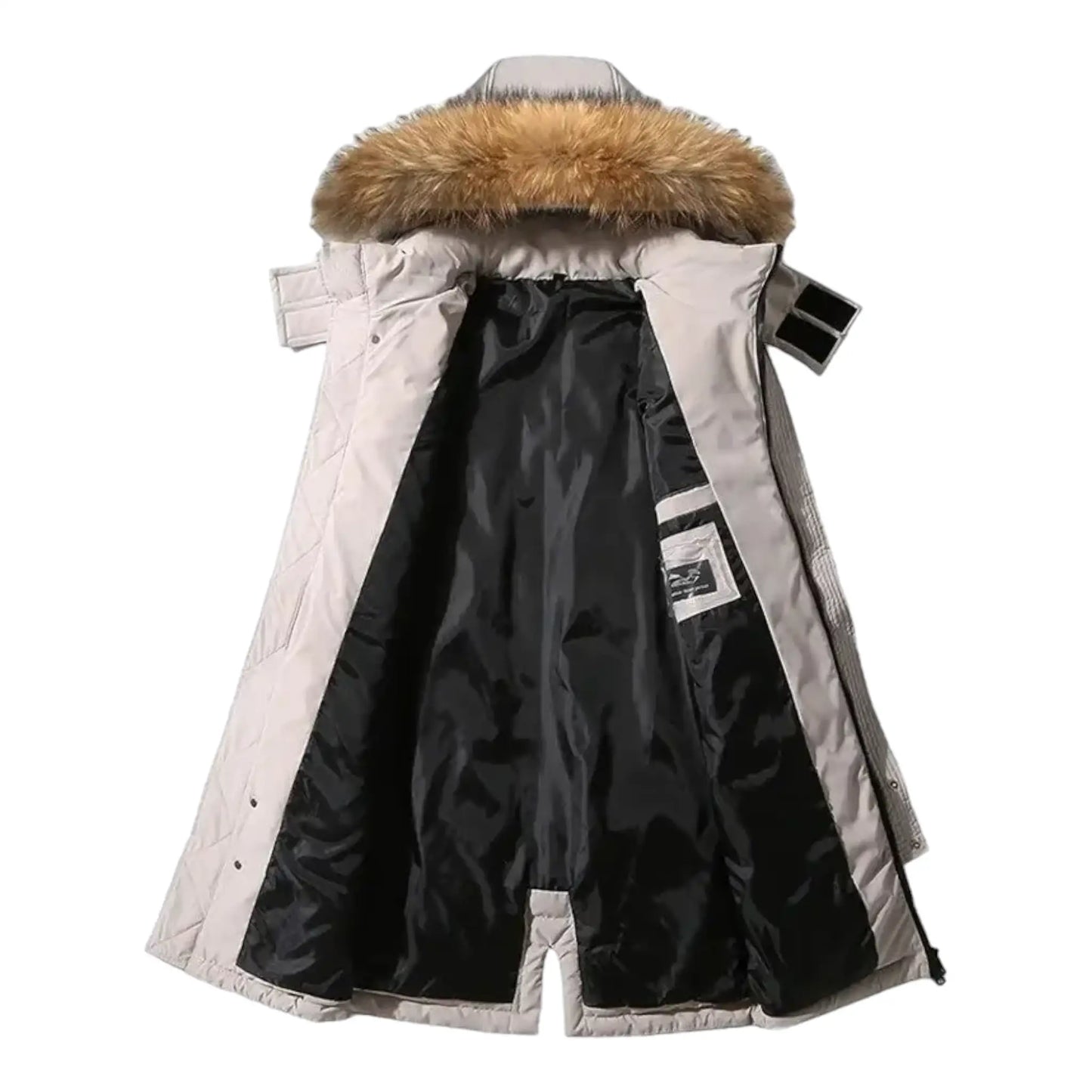 Parka Longue avec Capuche et Poches Fonctionnelles pour Homme | Idéal pour la Saison Hivernale
