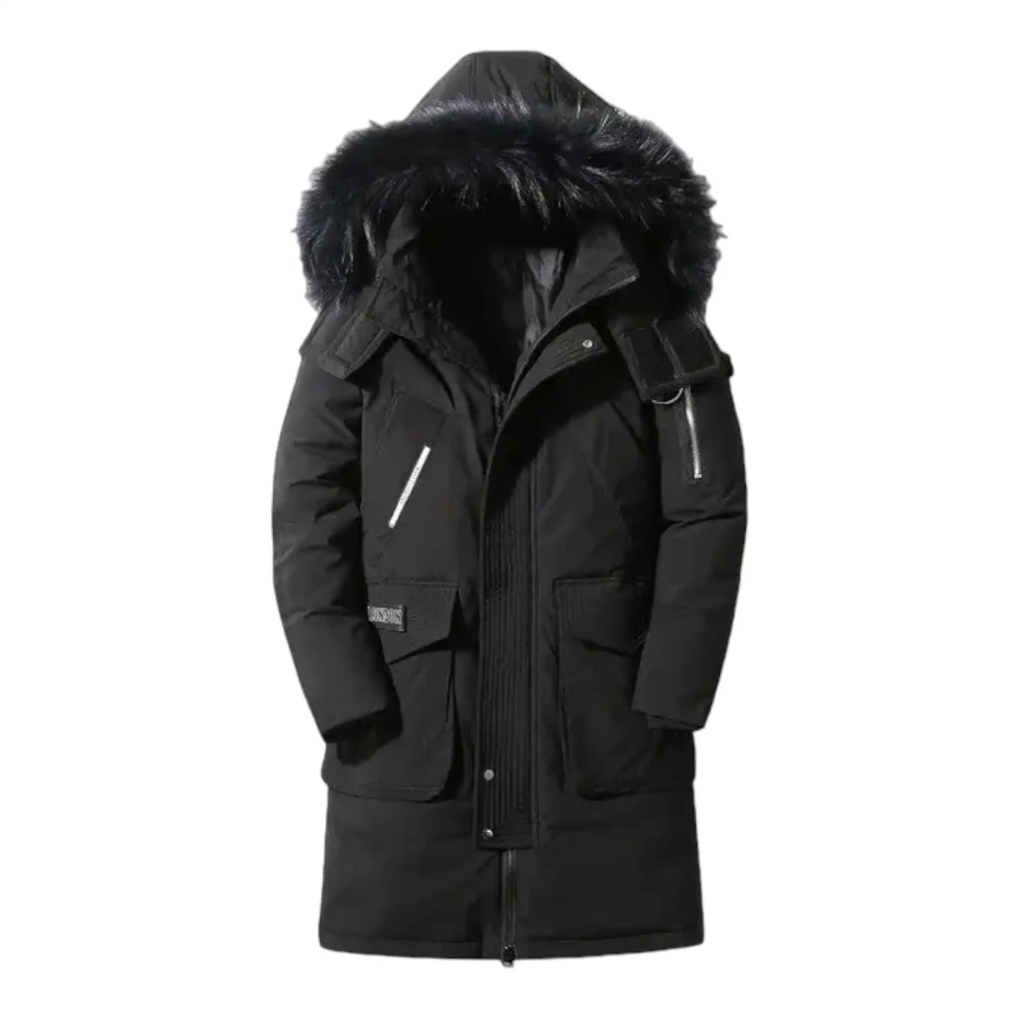 Parka Longue avec Capuche et Poches Fonctionnelles pour Homme | Idéal pour la Saison Hivernale