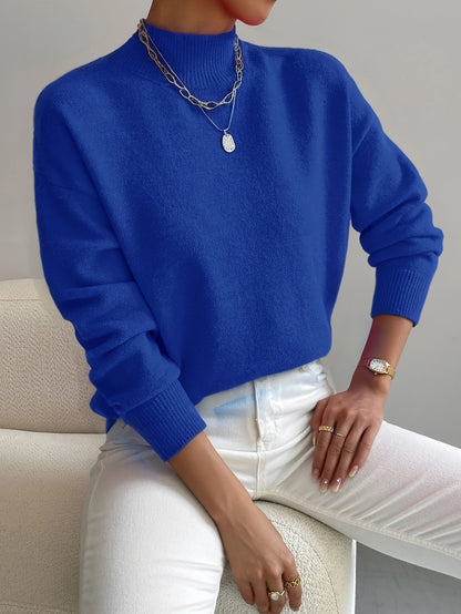 Pull à col montant pour femmes