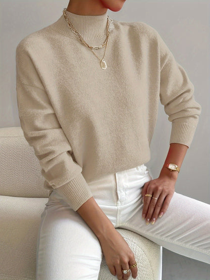 Pull à col montant pour femmes