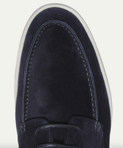 Chaussures homme à lacets style bateau à semelle blanche | Idéal pour les sorties estivales et les week-ends décontractés