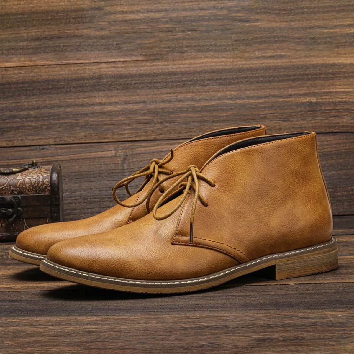 Boots chukka avec lacets pour homme | Idéal pour l'automne
