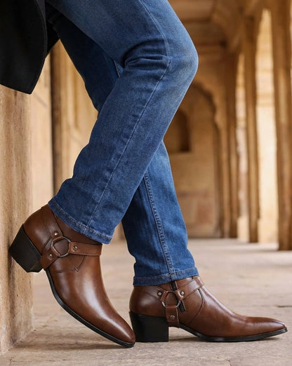 Bottines à bride pour hommes