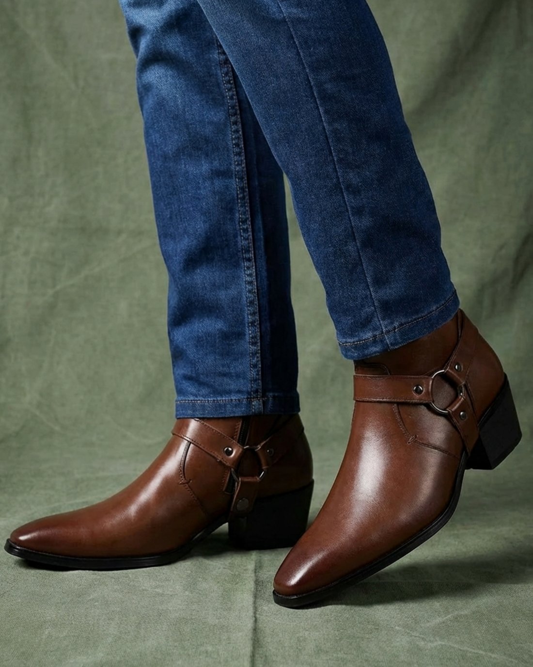 Bottines à bride pour hommes