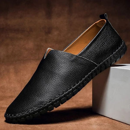 Mocassins sans lacets pour homme à bout arrondi | Idéal pour le week-end et le quotidien