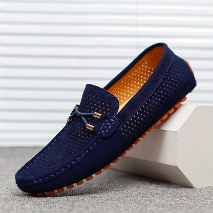 Mocassins perforés à enfiler pour homme | idéal pour le printemps et l'été