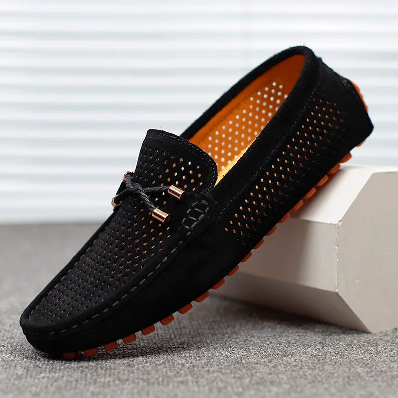 Mocassins perforés à enfiler pour homme | idéal pour le printemps et l'été