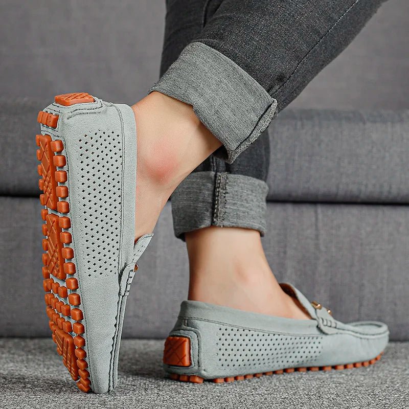 Mocassins perforés à enfiler pour homme | idéal pour le printemps et l'été
