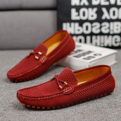 Mocassins perforés à enfiler pour homme | idéal pour le printemps et l'été