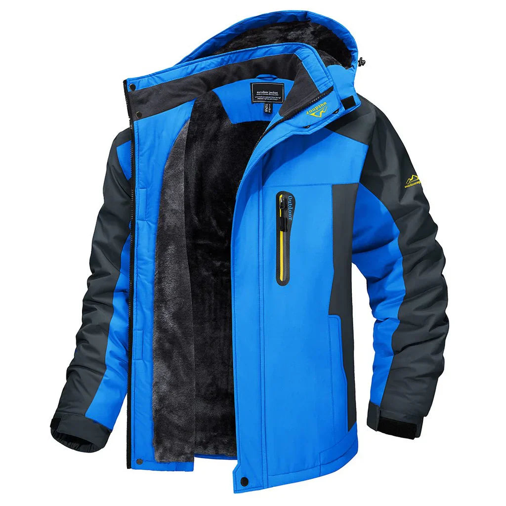 Veste Extérieure avec Capuche Réglable pour Homme | Idéale pour les Activités de Plein Air
