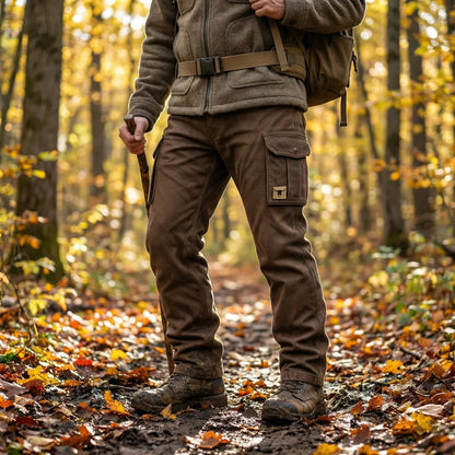 Pantalon Cargo Coupe Slim Fuselée Avec Poches À Rabat Pour Homme | Idéal Pour L'automne