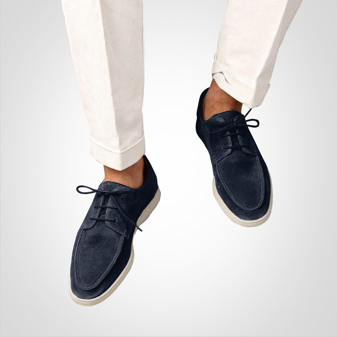 Chaussures à lacets pour hommes avec semelle blanche | Idéal pour les sorties décontractées