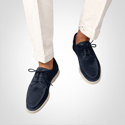 Chaussures à lacets pour hommes avec semelle blanche | Idéal pour les sorties décontractées