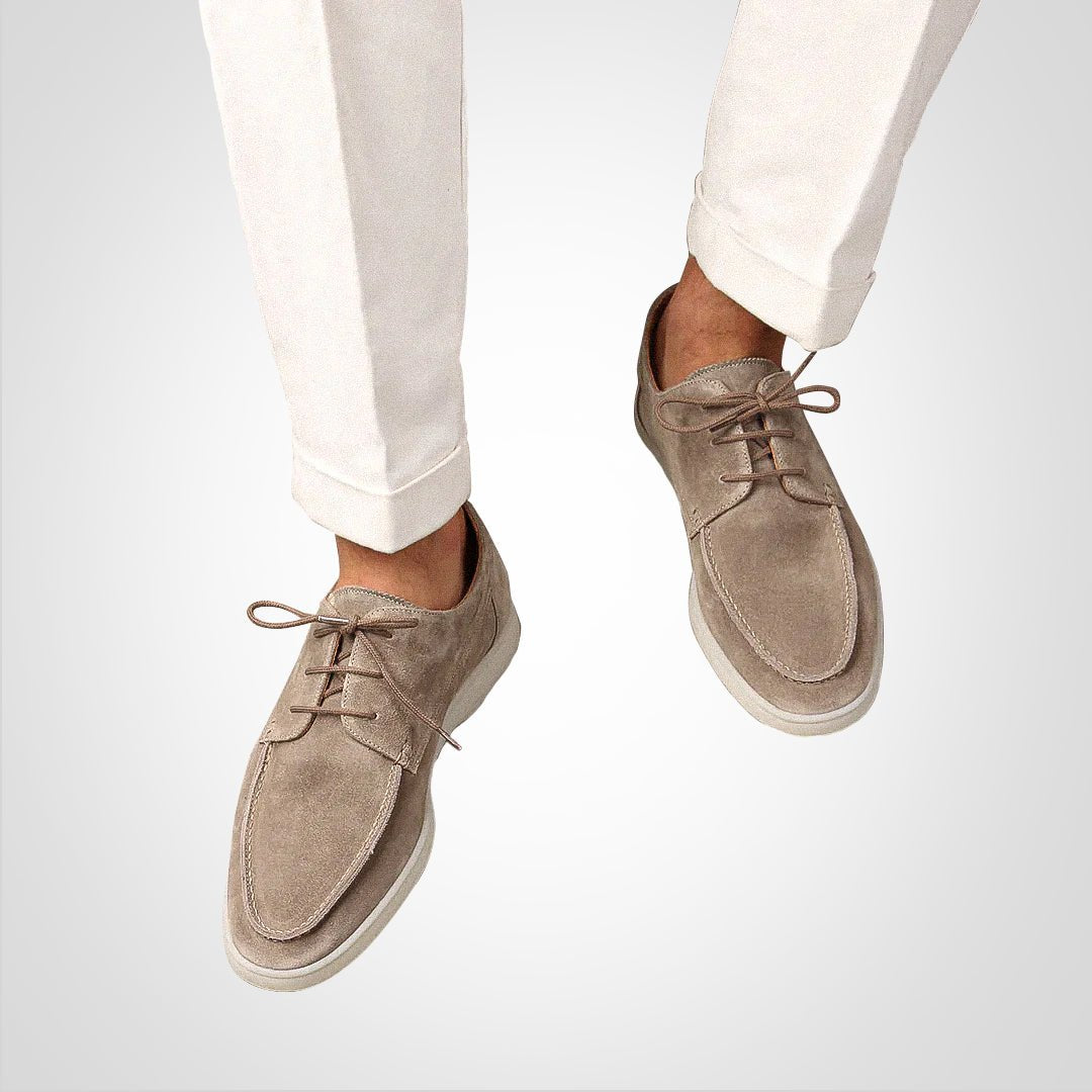 Chaussures à lacets pour hommes avec semelle blanche | Idéal pour les sorties décontractées