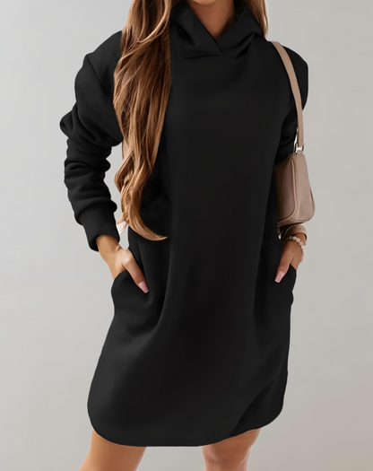 Sweat Long avec Poches Latérales pour Femme | Idéal pour Le Printemps Et L’Automne
