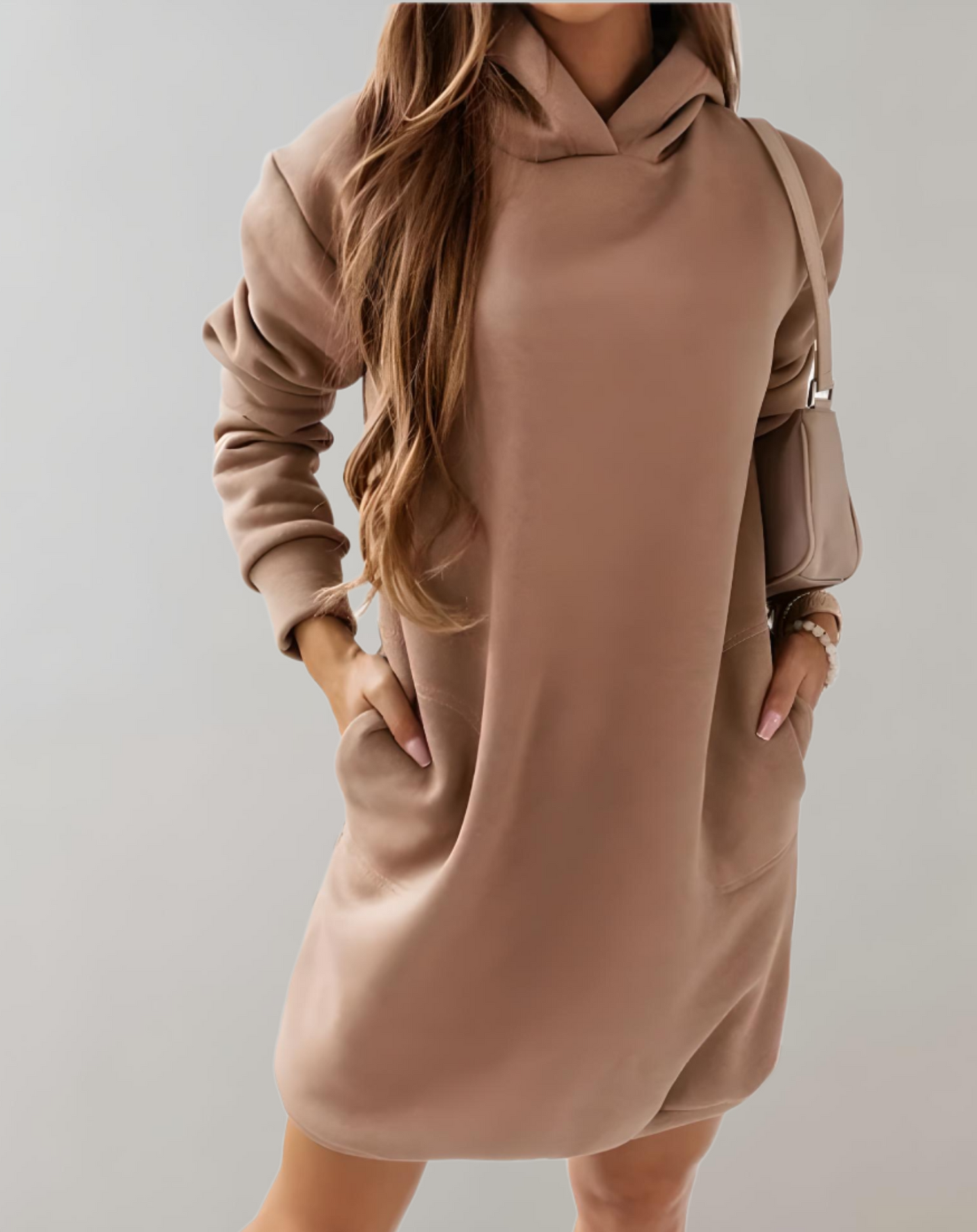 Sweat Long avec Poches Latérales pour Femme | Idéal pour Le Printemps Et L’Automne