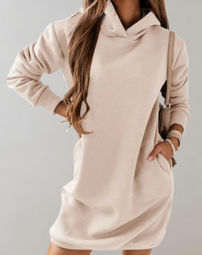 Sweat Long avec Poches Latérales pour Femme | Idéal pour Le Printemps Et L’Automne