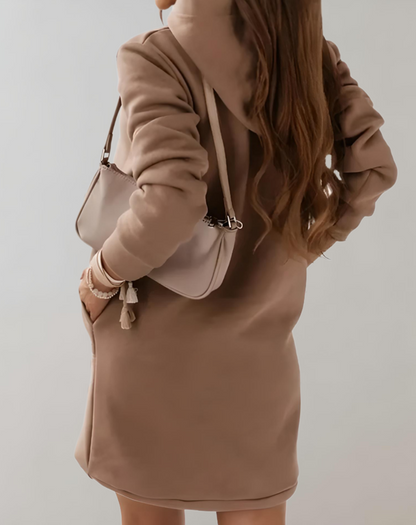 Sweat Long avec Poches Latérales pour Femme | Idéal pour Le Printemps Et L’Automne