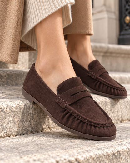 Mocassins à barrette pour femmes